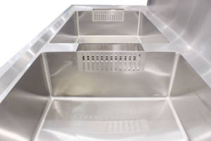 อ่างล้างจานผักสแตนเลสทนทาน INOX สำหรับโรงแรมร้านอาหารโรงพยาบาล - Product Image 5