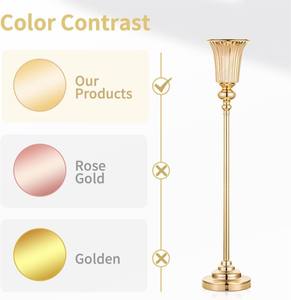 Wedding & Party Decoration Props <b>Decorative</b> Flower <b>Vases</b> for Wedding Ceremony Scene Layout and Home Floral Arrangement - Product Image 3