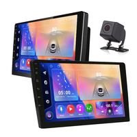 TOP QLED 2din Android 8 Core 360 Caméra Lecteur DVD de Voiture Vidéo Universelle Autoradio Écran Tactile Stéréo Système de Navigation Autoradio