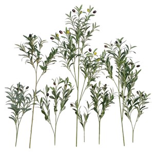 Branches d'<span class=keywords><strong>olivier</strong></span> artificielles, tiges vertes, feuilles d'<span class=keywords><strong>olivier</strong></span> décoratives pour la décoration de la maison, les mariages, les arrangements floraux, vente <span class=keywords><strong>en</strong></span> gros <span class=keywords><strong>en</strong></span> usine - Product Image 5