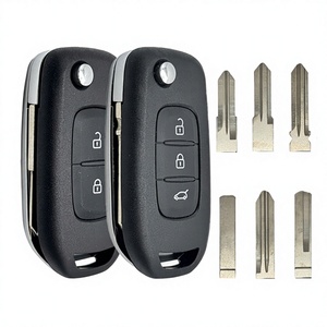 Clé de voiture pliable à distance ABS sans clé VAC102 à 3 boutons pour Megane3 Logan2 Duster Kadjar Captur Symbol Dacia - Product Image 2