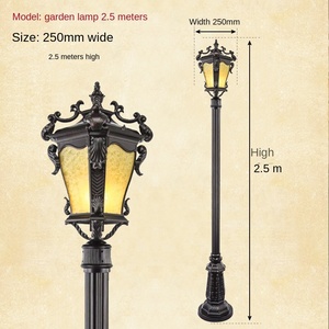 ไฟถนนอลูมิเนียมกันน้ำ IP65กลางแจ้งลูเมนสูงออกแบบให้ประทับสำหรับพื้นที่หลายเหลี่ยมจัตุรัสไฟสนามหญ้าอเนกประสงค์ - Product Image 1