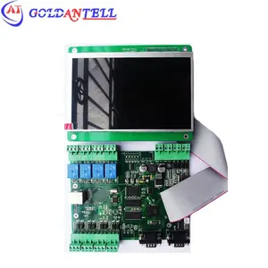 DC 12volts power Smart control board QR code RFID reader ticket access controller with 7inch LCD screen