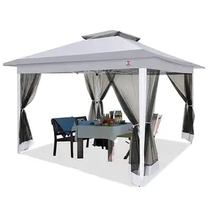 XZ OEM ODM Professional Manufacturer Camping Roma Big Garden Gazebo 3X4M Double Top Garden Outdoor Pavilion