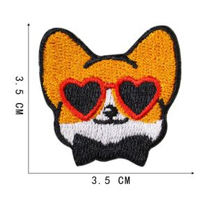 Iron on Exqusit Embroidery Cartoon <b>Cute</b> Animal Dog Cat <b>Bear</b> Penguin Rabbit Patch for Clothes Bag Decoration - Product Image 4