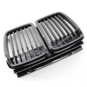 Parrilla Delantera para BMW E30, Plástico ABS Negro Brillante, 1982-1994 - Product Image 4