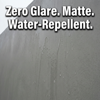 Revêtement de protection anti-reflet, résistant aux taches, mat, hydrofuge, finition naturelle à faible brillance pour les murs extérieurs des bâtiments