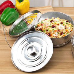 Vaporera de Cocina para Alimentos, de Acero Inoxidable, con Bandejas Apilables para Cocina de Gas, Inducción y Olla a Presión - Product Image 5