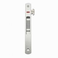 Serrure coulissante en alliage d'aluminium argenté en gros avec indicateur rouge-vert (Occasionné/Libre) pour ensemble de serrures de fenêtre et de porte
