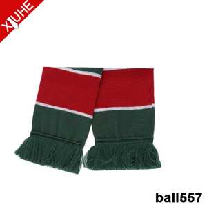 وشاح OEM ODM شعار مخصص نمط مخطط شالات ألياف الاكريليك أوشحة كرة القدم المخصصة - Product Image 4