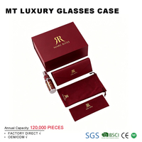 Ensembles d'étuis pour lunettes de soleil en papier de luxe avec logo personnalisé boîte-cadeau boîte d'emballage pour lunettes de soleil bon marché pour lunettes de soleil
