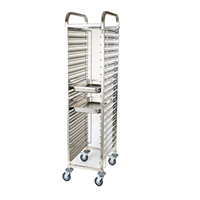 Chariot de boulangerie commercial robuste en acier inoxydable |   Équipement de boulangerie pour cuisine commerciale, restaurant, hôtel, boulangerie, maison