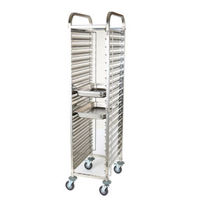 Chariot de boulangerie commercial robuste en acier inoxydable |   Équipement de boulangerie pour cuisine commerciale, restaurant, hôtel, boulangerie, maison - Product Image 2