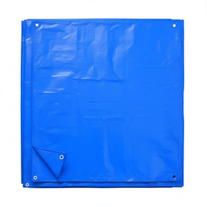 Bâche à œillets multi-usages 4x5m en polyéthylène 90 g/m², imperméable, pour extérieur - Product Image 2