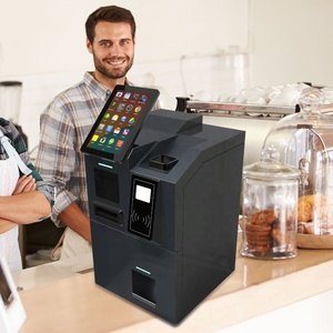 Custom 10.1'' Self Ordering Machine With NV4000 Self Service Kiosk Cash Recycler SDK Service Bill Acceptor Cash Payment Kiosk - Product Image 1