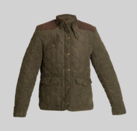 Veste matelassée d'extérieur coupe-vent pour homme avec col montant et fermeture éclair 3M pour l'automne