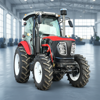 Tracteur agricole à quatre roues motrices de 80 CV, machine agricole multifonctionnelle à moteur diesel