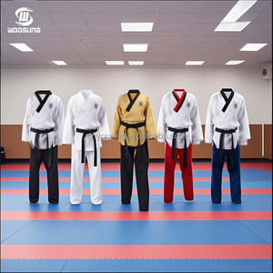 Trọng lượng nhẹ siêu mềm Taekwondo đồng phục cho trẻ em và người lớn cho sinh viên Karate gi Samurai võ thuật - Product Image 3
