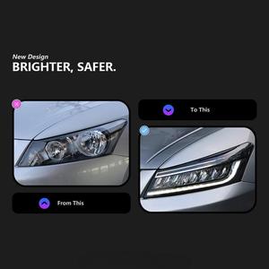 ชุดไฟหน้า LED ใหม่ 12V สำหรับ Honda <span class=keywords><strong>Accord</strong></span> <span class=keywords><strong>G8</strong></span> รุ่นที่ 8 ปี 2008-2012 พร้อมชุดอัพเกรดไฟเลี้ยวแบบปีก - Product Image 2