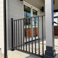 Rampe en aluminium de haute qualité Reilbu pour terrasse, jardin, balcon, escalier