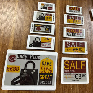 หน้าจอ E-Ink ขนาด 2.9 นิ้ว แบบมีความทึบแสง พร้อม NFC  จอแสดงผล E-Ink ขนาด 3 นิ้ว ป้ายราคาอิเล็กทรอนิกส์  ป้ายควบคุม ESL อัจฉริยะแบบไร้สายผ่านบลูทูธ - Product Image 1