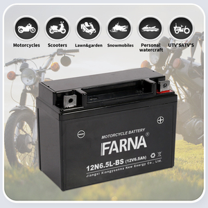 <span class=keywords><strong>12V</strong></span> 6.5ah motosiklet pil bakım gerektirmeyen uzun ömürlü kurşun-asit pilli motosiklet 170CCA pil - Product Image 3