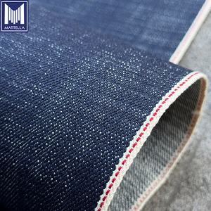<span class=keywords><strong>Tissu</strong></span> denim selvedge japonais à effet slubby, classique, vintage, tissé, 100% coton, épais, 16,5 oz, pour jeans et vestes pour hommes - Product Image 1