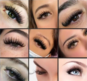 5-25mm negro mate oscuro Cachemira de seda Premium volumen bandejas de pestañas base suelta hecha a mano volumen suave extensiones de pestañas al por mayor - Product Image 6