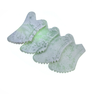 Nuovo Design Custom Guasha <span class=keywords><strong>viso</strong></span> massaggio <span class=keywords><strong>pietra</strong></span> naturale Xiuyan <span class=keywords><strong>giada</strong></span> Gua Sha <span class=keywords><strong>pietra</strong></span> <span class=keywords><strong>per</strong></span> il <span class=keywords><strong>viso</strong></span> scolpire strumento vera <span class=keywords><strong>giada</strong></span> Gua Sha - Product Image 4