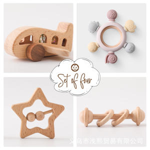 Ensemble <span class=keywords><strong>cadeau</strong></span> de <span class=keywords><strong>naissance</strong></span> Kaiyue Jouets éducatifs multifonctionnels pour la petite enfance Hochet en silicone Jouet <span class=keywords><strong>cadeau</strong></span> pour nouveau-né pour les bébés garçons et filles Ensemble <span class=keywords><strong>cadeau</strong></span> - Product Image 3