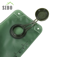 Réservoir d'eau Sibo Factory de haute qualité 2L pour le VTT, réutilisable, avec valve à débit rapide, portable