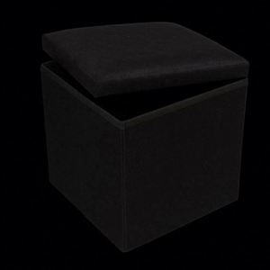 Modern Stool Living Room Furniture <b>Storage</b> Box Fabric Stainless Steel Bamboo Highest Quality Sample Available Stools Counter - Product Image 4