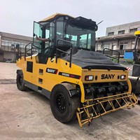 Rouleau pneumatique SANY 2024, capacité maximale de 30 tonnes, avec 1200 heures de fonctionnement, pour la compactation d'asphalte sur autoroute, machines de construction