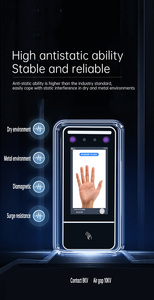 5-inch Facial Recognition <strong>Fingerprint</strong> Palm Vein RFID Card Time Attendance Machine Biometric <strong>Access</strong> <strong>Control</strong> System - Product Image 5