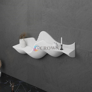 Wall Emporium Pull Curved Arc Shop Owl Design <strong>Swall</strong> Luxury White Wall Emporium Pull Curved Arc Shop OEM - Product Image 2