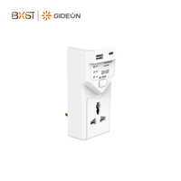 Régulateur de tension automatique monophasé (AVR) BX-V867-UC 220V 10A AC avec affichage LED, en matériau PC, pour appareils électroménagers SVC 2200W 50/60Hz