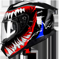 Casques de moto Dot en gros pour homme et femme, casque intégral en ABS pour moto, casque de moto Venom