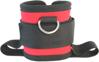 Sangles de cheville rembourrées en mousse EVA pour appareils à câbles - Sangles de cheville réglables et respirantes avec crochet de porte pour machines à câbles