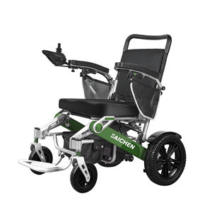 Sedia a Rotelle Elettrica Pieghevole Automatica 4x4 in Lega di Alluminio per Esterni Baichen per Disabili - Product Image 5