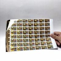Autocollant 3D, étiquette holographique, étiquette de sécurité, autocollant à code alphanumérique, autocollant à code en nid d'abeille