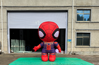 Personnages de dessins animés gonflables géants NOVA de haute qualité, super-héros Spiderman, Iron Man, Avengers Marvel, mascotte en PVC