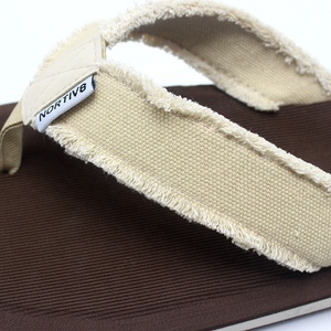 Tongs souples et personnalisées pour hommes, tongs tanga confortables pour hommes, sandales de plage légères à bretelles en toile pour hommes - Product Image 6