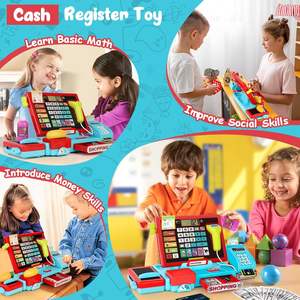 Caja Registradora de Juguete Educativa Interactiva EPT para Niños, con Escáner de Sonido y Calculadora, para Jugar a la Venta en el Supermercado - Product Image 5