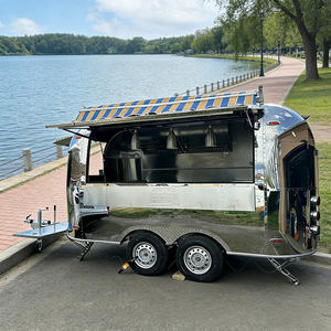 Carrito de Cocina Móvil, Remolque para Comida Rápida, Ahumador de BBQ, Remolque para Café, Camión Totalmente Equipado de Acero Inoxidable - Product Image 2