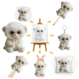 Bán buôn Thú nhồi bông sang trọng con lười đồ chơi tùy chỉnh mô phỏng plushies Khỉ đồ chơi - Product Image 1