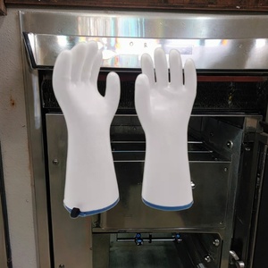 Gants de four en silicone flexibles antidérapants texturés résistants à la chaleur avec doigts pour barbecue, cuisson et pâtisserie - Product Image 6