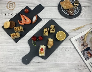 Tablas de pala de pizarra ecológicas, tablas de quesos, manteles individuales, platos de cena y vajilla <span class=keywords><strong>para</strong></span> cocinas y <span class=keywords><strong>restaurantes</strong></span> - Regreso a clases - Product Image 5