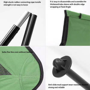 <span class=keywords><strong>Silla</strong></span> Plegable Ligera de Aluminio para Exteriores, Ideal para Campamentos, Picnics, Senderismo, Pesca y <span class=keywords><strong>Playa</strong></span>, con Logotipo Personalizado - Product Image 4
