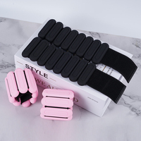 Lestes de cheville magnétiques réglables en silicone et fer durables 1lb/2lb/4lb – Respectueux de la peau – Pour Pilates, Yoga et Fitness