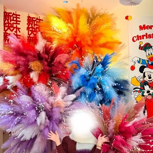 Guirlande de fleurs artificielles en roseaux à branche unique pour intérieur et extérieur, décorations du Nouvel An chinois, qualité supérieure et durables - Product Image 1